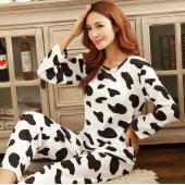 heiße Damen Mode süße Damen Pyjama Tier indoor Bekleidung zu Hause Anzug Nachtwäsche Frühjahr lange Ärme
