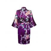 Seide Kimono Robe BadeMantel Damen Satin Robe BadeMantel longue Femme für Damen sexy Roben Nacht für Nacht wachsen