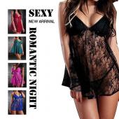 sexy Spitzen babydoll dessous Nachtwäsche Unterwäsche Damen Nachtwäsche freien g String
