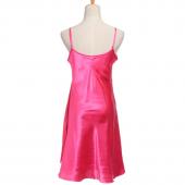 neuer Damen sexy Seide Spitzen Nachthemden Chiffon Spaghetti Riemen Sommer Nachtwäsche Nachtwäsche 6 Farben s m l