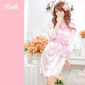 neue heiß sexy Damen Satin Spitzen Robe Nachtwäsche an 5 Farben Nachthemden indoor Bekleidung Versandkosten