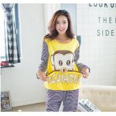 Tier Pyjama Pyjama Femme im Herbst Winter Pijamas Pyjama Baumwolle Pyjama zu Hause Setzen Damen Kleidung für Damen