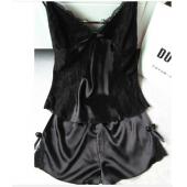Damen zauberhaften 2 Stück cami hat Nachtwäsche sexy Spitzen Schlafanzüge Setzt Damen Mode weichen Bluse