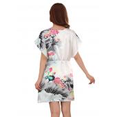 heißes Verkauf Mode Lady Sommer Gewand Chinesische Damen Seide Rayon Bad Kleid Yukata Nachthemd nuiSette