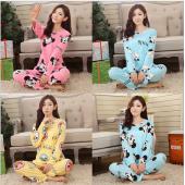 neue süße Baumwolle Womens Pyjama Tier kleine Katze indoor Bekleidung zu Hause Anzug Nachtwäsche Winter Pyjama Frau