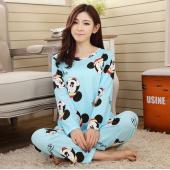 neue süße Baumwolle Womens Pyjama Tier kleine Katze indoor Bekleidung zu Hause Anzug Nachtwäsche Winter Pyjama Frau