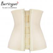 burVogue Stahl knochen Korsett latex underbust Taille Ausbildung cincher Korsett und Bustier für Frau Schwarzer corselet
