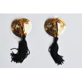 Schwarz Rot Gold billig sexy Damen und Herz pailletten pasties Brust BH Nippel coVer mit lappen sex