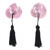 heiße Tassel sexy sex produkt spielzeug Damen dessous pailletten Brust BH Nippel pasties aufKleber blütenblätter