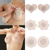 5 Paaren Damen unsichtbare Bruststraffung Band an BH aufkleber Nippel gehören Kleid 6mf3
