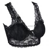 Mode neue Damen Lady sexy Spitzen Weste FreiZeit Gepolsterte  BH bequem Schlafen Dralette Deutet 8 Farbe