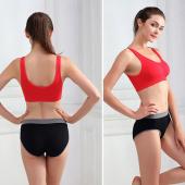 heiße Damen Sport BH Weste Gepolsterte  Pflanzliche Tops Unterwäsche 7 Farben keine kabel rim BHs