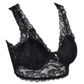 heißes Verkauf neue Mode Lady sexy Damen gemütlich Spitzen Weste Schlafen Freizeit Gepolsterte  BH Dralette Deutet 8