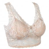 heißes Verkauf neue Mode Lady sexy Damen gemütlich Spitzen Weste Schlafen Freizeit Gepolsterte  BH Dralette Deutet 8