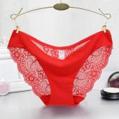 heißes Verkauf l Damen sexy Spitzen Höschen Nahtlose Baumwolle atmungsaktive Höschen hohl slips plus Size