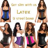 freie oder drop Shipping latex Weste Taille trainer blet Taille Ausbildung Weste Body shaper Taille und hüfte cincher