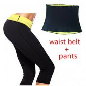Hosen und gürtel super stretch Set heiß shaper Sport Hose Damen schlankheits Sets körper shaper Taille
