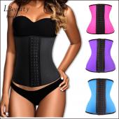 Grosser rabatt 9 Stahl das Korsett 100% latex Taille trainer Taille Ausbildung für Damen latex Korsett cincher körper