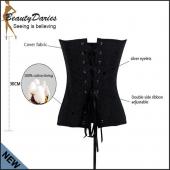 drop Shipping sexy Korsett heiß Formen oVerbust Taille Ausbildung Korsetts und Bustier Satin Taille trainer gothic