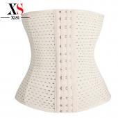 Damen sexy Taille Ausbildung Korsetts abnehmen 3rows Haken Bodysuit shapewear Korsetts Taille cincher Schwarzer Stahl