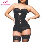 Liebhaber Schönheit Korsett reißverschluss und Haken kamm latex Taille trainer Taille Ausbildung Korsetts underbust clip
