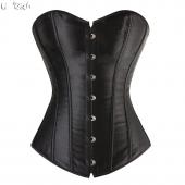 x heißen Verkauf schön rein neue Damen sexy Bustier Spitzen auf das Top Satin Korsett brokat und Grösse s m