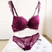 kleine Lady Unterwäsche Büstenhaltersatz 3 4 Becher Underwire Drücken die Spitzen BH slips Grösse 32 36 free Shippin