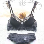 Mode Transparente sexy Büstenhaltersatz plus Size Damen Gaze Stickereien ultra thin Unterwäsche Set Spitzen BH