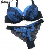 Julexy abc 70 95 Leder Gepolsterte  push up BH sieht BRand intime Spitzen Damen BH kurze Setzt Stickereien sexy