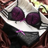 sexy Damen Setzen Spitzen dessous Unterwäsche Treibt die Gepolsterte  BH Underwire Outfits neue