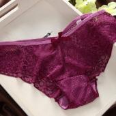 sexy Damen Spitzen Baumwolle Büsten Haltersatz gemütliche Unterwäsche push up BH und slip