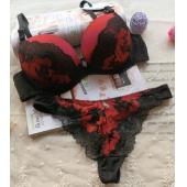 Damen Unterwäsche Set sexy Spitzen BH sieht für Damen a Cup BH enthält push up Tiefe v Marke