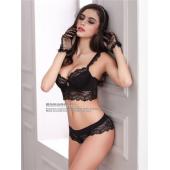 Damen sexy BH Set Spitzen Unterwäsche mit Dünnen Cup dessous Set flanke weit Womens BHs und Unterwäsche sin