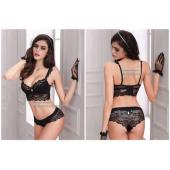 Damen sexy BH Set Spitzen Unterwäsche mit Dünnen Cup dessous Set flanke weit Womens BHs und Unterwäsche sin