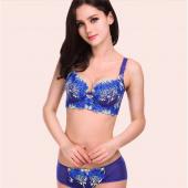 Damen Büstenhaltersatz Unterwäsche Damen 32 40 d Spitzen push up BH Damen Sticken plus Size BH und Höschen