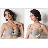 neue Moden Tiefe v Hals sexy Mädchen BHs Damen ein Stück Unterwäsche einen cHip sutian dick Drücken die Nahtlose Damen