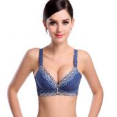 weibliche Unterwäsche kleinen busen push up BH Minimizer tief vs 3 cm Dicken Gepolsterte  Büstenhalter Spitzen BHs