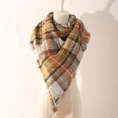 vita Marke exklusiv Verkauf Kaschmir Mode Dreieck Schal multifunktionale Schal Quasten karierten warme Winter für Damen