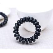 5 PCs neue Damen Lady Mädchen Schwarze elastischen Mädchen Telefon Stil Haargummi Haar Verbindungen Seil