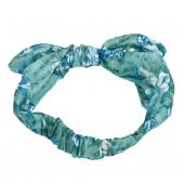 neu Design Rose Blume stirnbänder Damen karierten Haargummis causual weibliche Haar Accessoires aug3