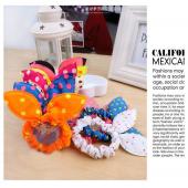 Damen Kopfbedeckung baby elastischen Haargummis Bunny Stirnband Kaninchen Ohr PferdeSchwanzHalter Haar Accessoires