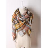 BRand Design Dreieck Schal karo Mode im Winter warm Schal für Damen m8062 Pashmina Schal