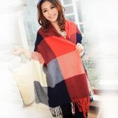 neue Mode Wolle Winter Schal Damen Dicke Schals und Halstücher Kaschmir Schal langen Schal karo für Damen