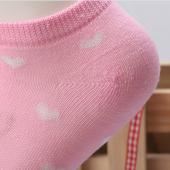 süße liebe Damen Socken 1lot = 5pairs solide Süssigkeiten Farbe süß Schiff Boot kurze Socke SpRing autumnthin