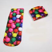 ein neuer 3d gedruckte DekolleTee ped kawaii Socken 20 Farben süß karton Charakter dollarnote Schädel Fuss komische