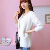 Damen Frühling Herbst aus Kleid Pullover Lady & lange Lockere Pullover Strickjacke