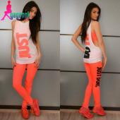 gagaopt Machte Mode drei Stücke TrainingsAnzüge Setzen Sport Anzug T Shirt Panzer leggins kostüme