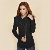 Candy Farbe lange Ärmel Damen reißverschluss Blazer Anzug slim Lockere Jacke Mantel Outwear