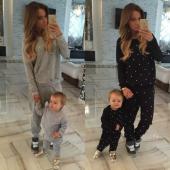 neue Damen 2PCs Trainingsanzug Hoodies Sweat Shirt Hose legt Sport tragen Anzug