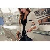 Mode Herbst Winter Lockere Blazer Jacke Damen slim welle v Hals Knopf Blazer Feminino Damen Mantel Blazer